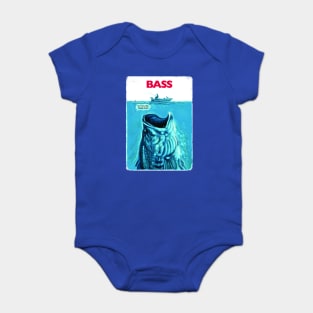 Bigger Bass Boat Baby Bodysuit